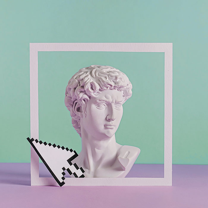 framed white